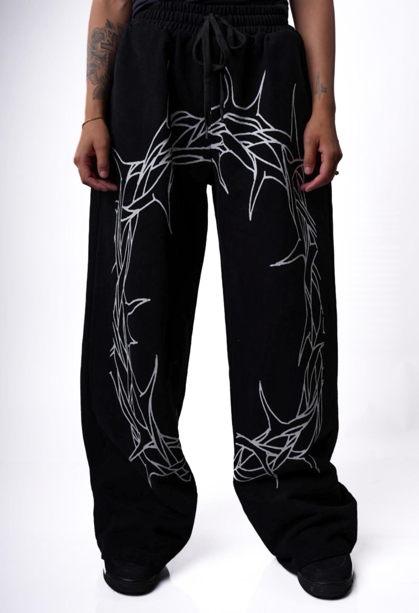 crown of thorn sweatpants