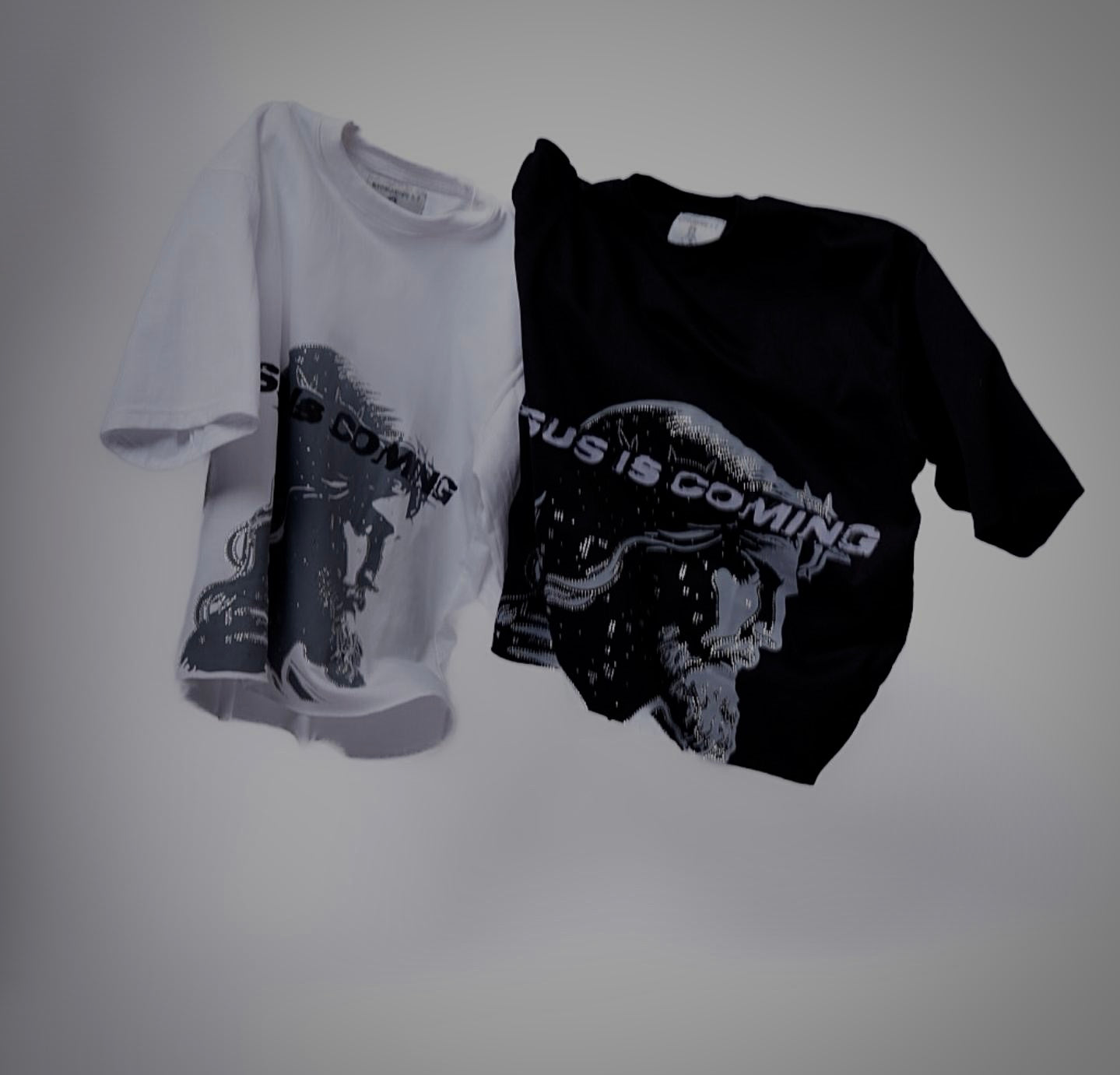 jesus is coming rhinestone tee