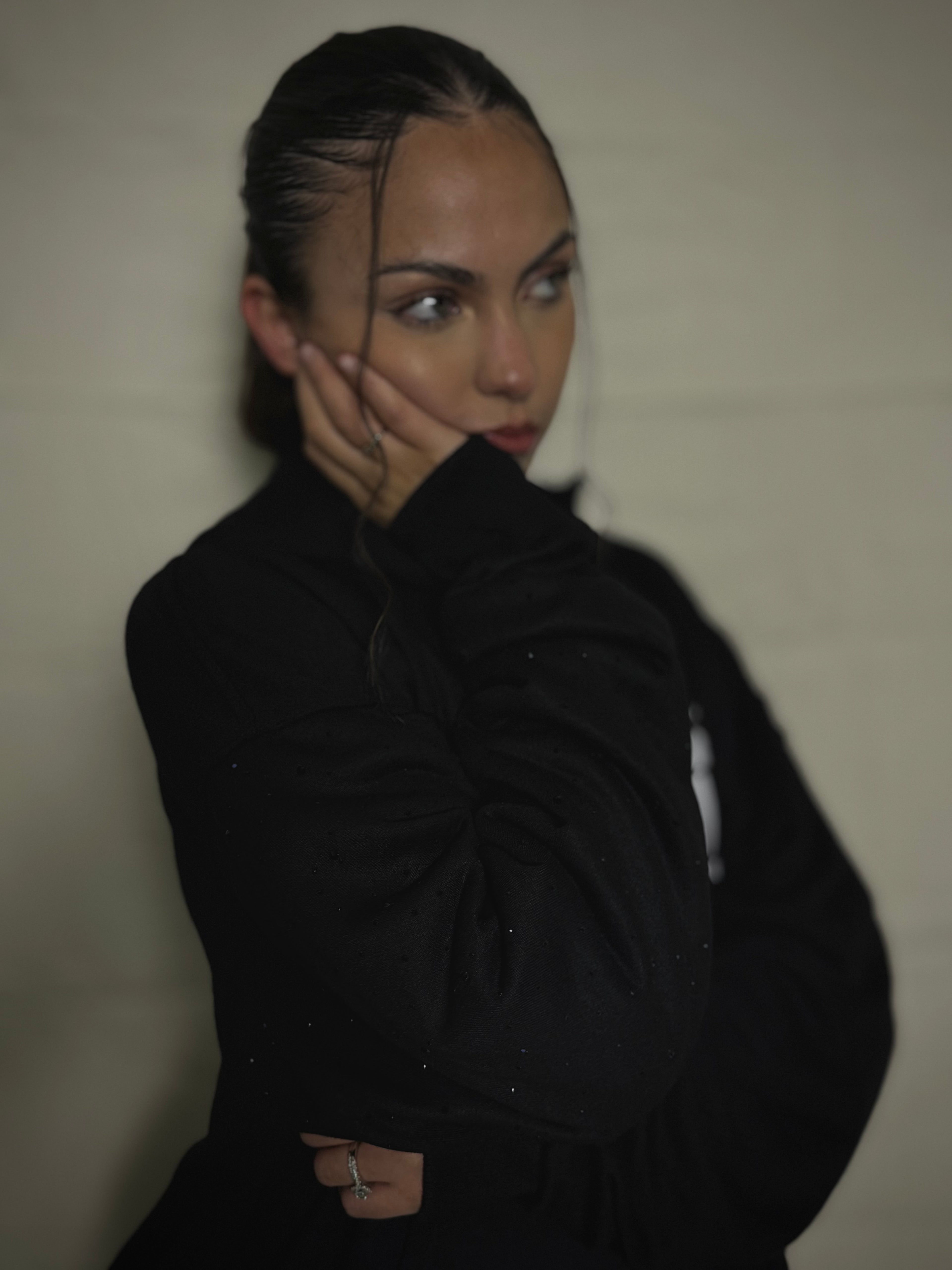 Jesus is coming rhinestone zip up hoodie