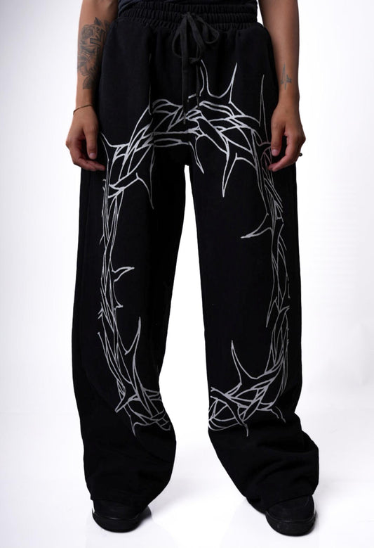 crown of thorn sweatpants