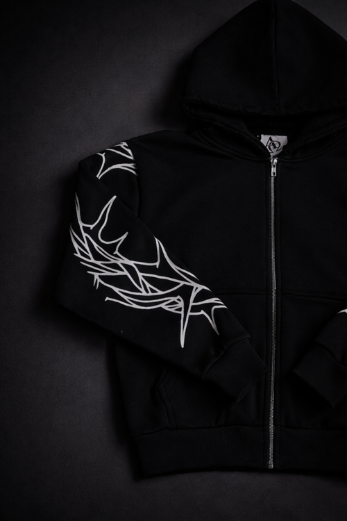“ crown of glory “ zip up